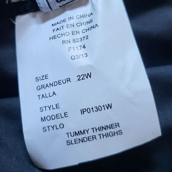 Nwt It Figures skirt bathing suit bottom 22w black - Picture 7 of 11